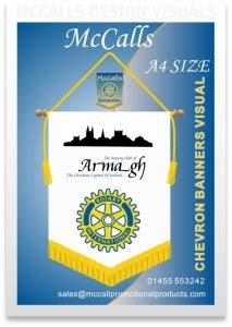 Rotary Banners Design Custom Pennants Design For Rotarians