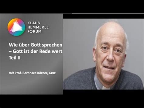 Wie über Gott sprechen Teil 2 Ist Gott der Rede wert mit