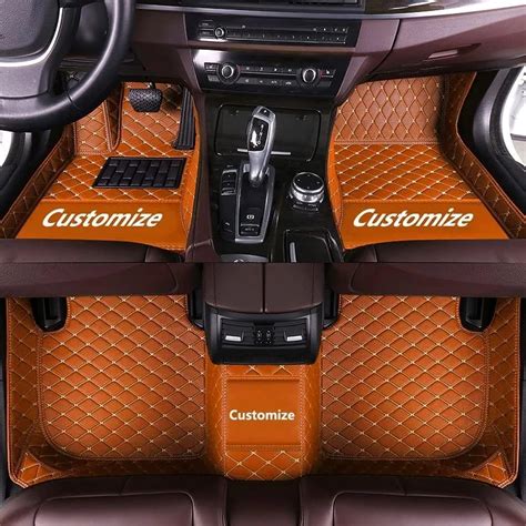 Custom Car Floor Mats Fit For 99 Sedan SUV Sports Car Leather Floor