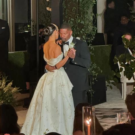 Jamie Foxx Weeps Walking Daughter Corinne Down The Aisle