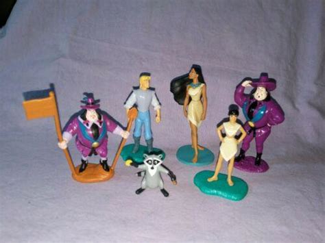 Disneys Pocahontas Characters Cake Toppers Pvc Figurine Disney Lot Of