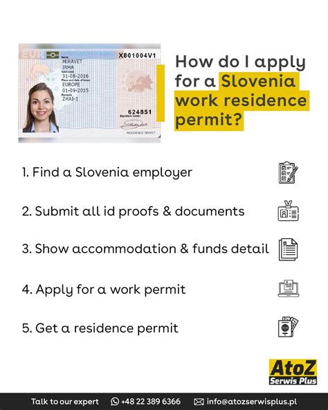 How Do I Apply For A Slovenia Work Residence Permit Work Atoz