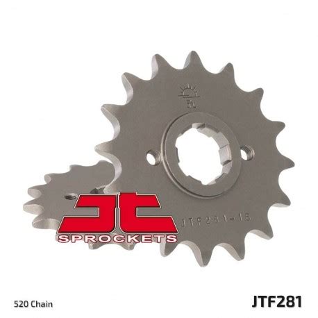 Pignon JT SPROCKETS Acier Standard 281 520 Equip Moto