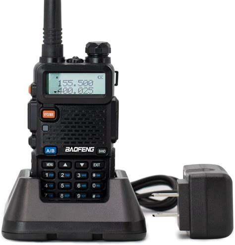 BaoFeng Radio de mano UV 5R con batería extra de 1800 mAh y antena de