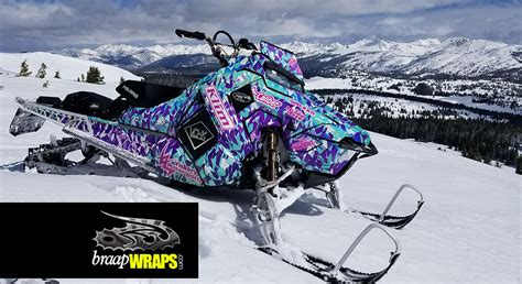 Polaris Snowmobile Sled Wraps