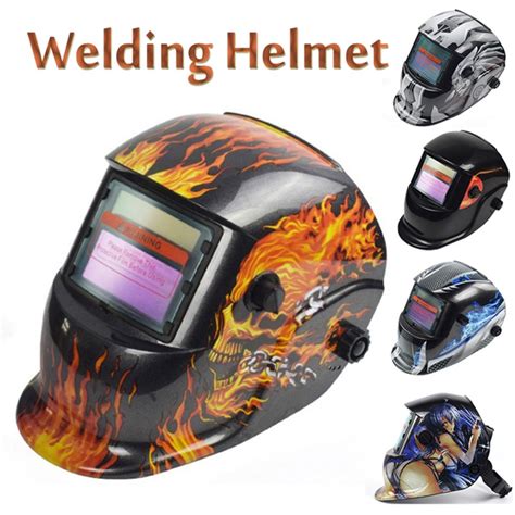 Welding Helmet Solar Power Auto Darkening Welding Helmet Industrial