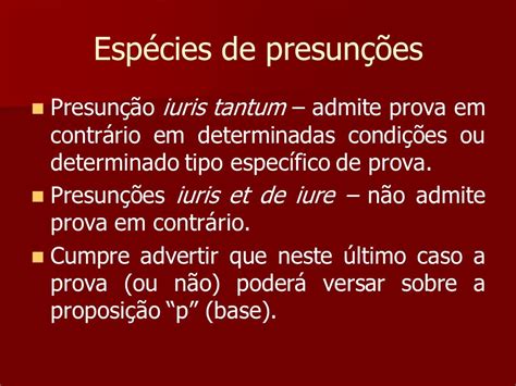 Os limites da presunção na autuação fiscal ppt carregar