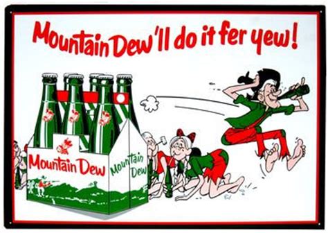 Mountain Dew Hillbilly Vintage Tin Sign Man Cave Garage Art - Etsy