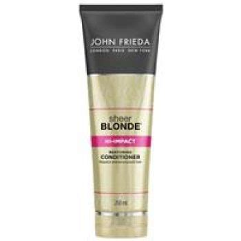 John Frieda Sheer Blonde Hi Impact Conditioner 250ml Black Box