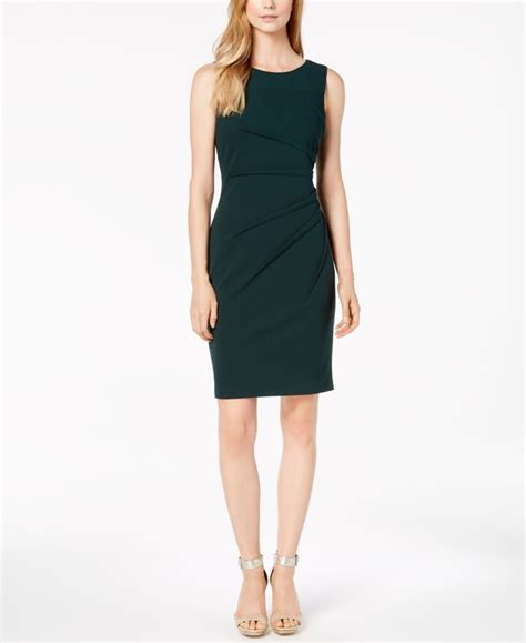 Calvin Klein Starburst Sleeveless Sheath Dress Shopstyle