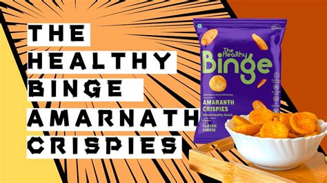 The Healthy Binge Amaranth Crispies Classic Cheese Flavour Taste