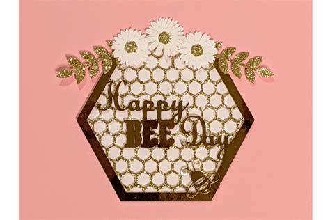 Happy Bee Day Cake Topper Graphic By Renaissance Mom · Creative Fabrica