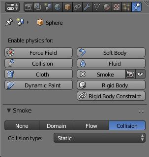 Collisions Blender Manual
