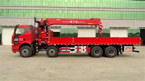 China SHS3604 Max Lifting Capacity 14T Straight Boom Truck Mounted