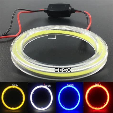 Anillos De Halo De Ojos De Ngel COB Para Coche Faros LED Para