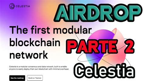 AIRDROP CELESTIA PARTE 2 YouTube