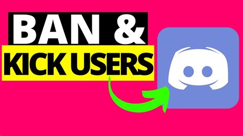 How To Ban Kick Users On Your Discord Server Youtube