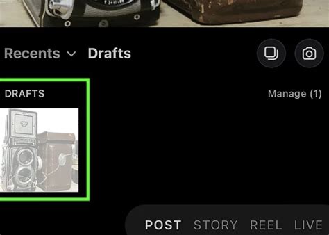 how to find drafts on x