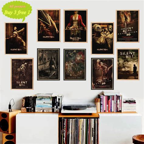 Silent Hill Posters Movie Wall Stickers Kraft Paper Paper Prints High