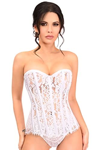 Best White Corset Tops For Lace Lovers