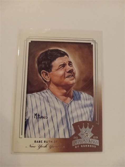 2003 Donruss Diamond Kings Gold Foil 159 Babe Ruth 100 For Sale Online EBay