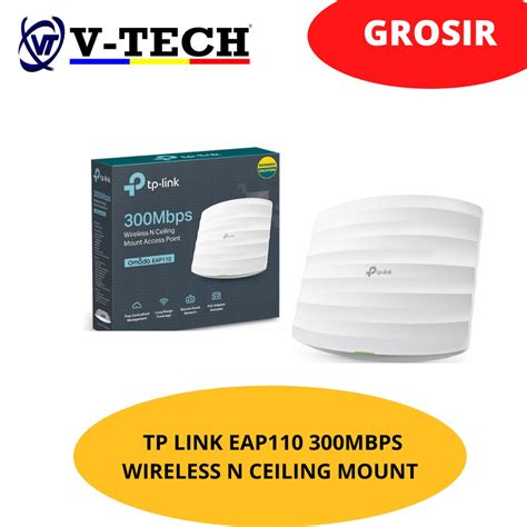 Jual Tp Link Eap110 300mbps Wireless N Ceiling Mount Shopee Indonesia