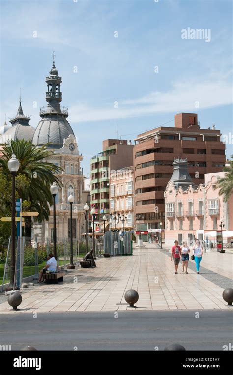 Cartagena city centre southern Spain Stock Photo - Alamy