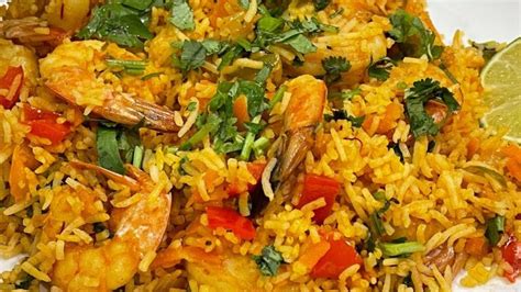 Arroz con camarones y verduras receta facil | Actualizado junio 2024