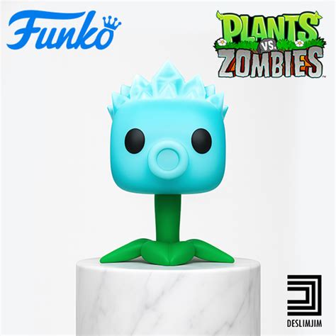 🧊 Pea Shooter Ice Pvz Funko Pop Toyart・ 3d File For 3d Printing・cults