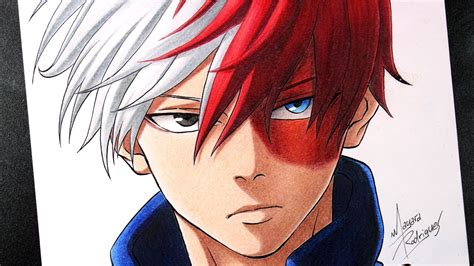 Como Desenhar TODOROKI SHOUTO BOKU NO HERO ACADEMIA YouTube