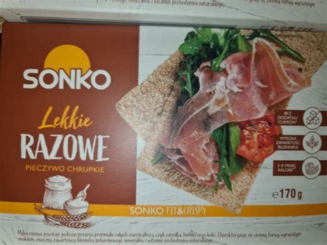 Pieczywo Razowe Lekkie Sonko 170 G Sako Market