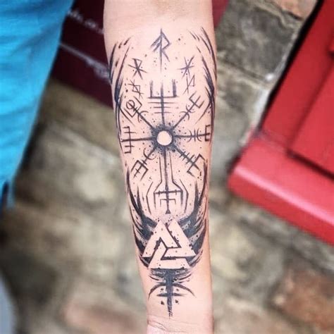 80 Viking Compass Tattoo Designs You Need To See! | Outsons