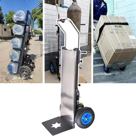 1200w Electric Hand Trolley Stair Climber Sack Truck 400 Kg Load Can