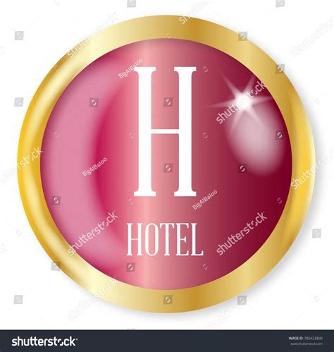 H Hotel Button Nato Phonetic Alphabet Shutterstock