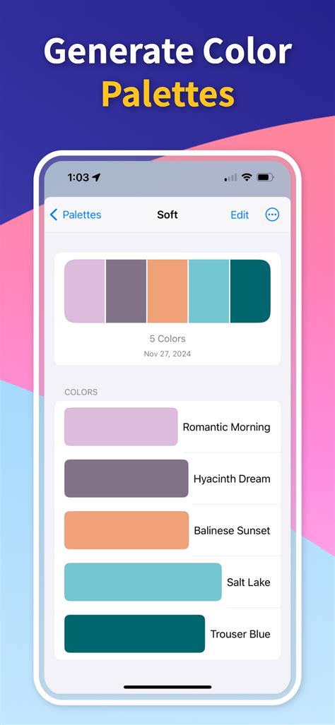 Color Identifier App | Identify Colors, Match Paint & Create Palettes | iOS