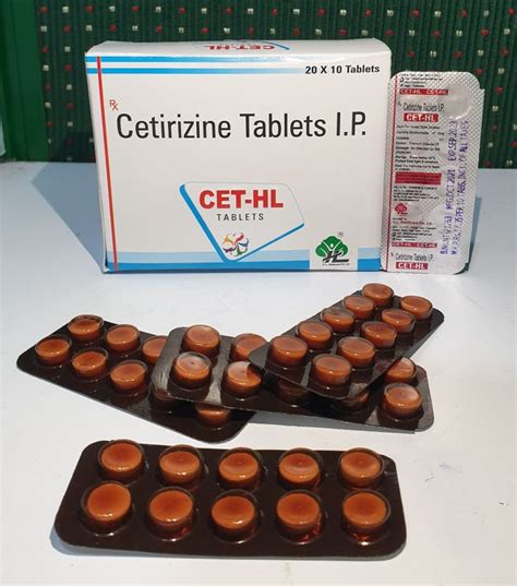 Cetirizine Tablet Purity 100 Packaging Type Box At Rs 110 Box