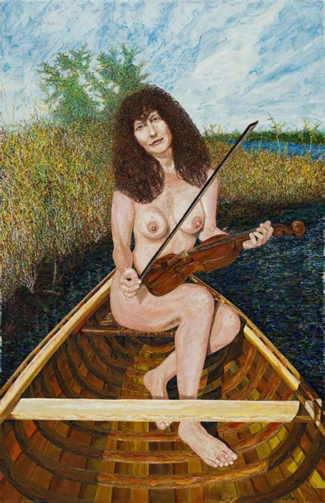 Nude With Violin Robin Fine Artist