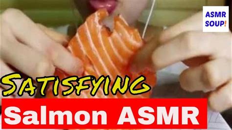 💧best Salmon Sashimi Sushi Asmr Mukbang Compilation Soft Chewy Eating