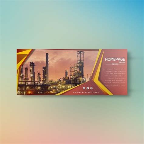 incity plant industrial banner design template   pngtree