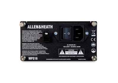 Allen Heath Optional Redundant Hot Swappable PSU Excvideo