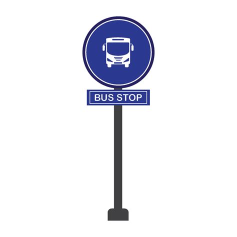 Bus Stop Icon 46596814 Vector Art At Vecteezy