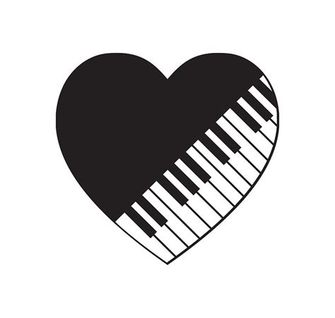 Piano Heart Digital Art by Imaginary Story