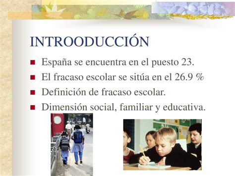 PPT FRACASO ESCOLAR EN ESPAÑA PowerPoint Presentation free download