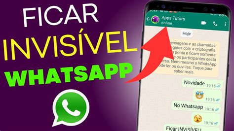 COMO TIRAR O ONLINE DO WHATSAPP E FICAR INVISÍVEL NO WHATSAPP EM 2024