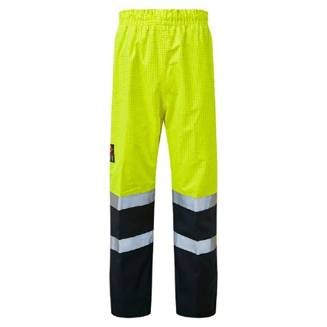 HAZTEC Flotta FR AS Hi Visibility Waterproof Overtrouser HAZTEC FR