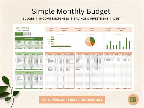Budget Planner Excel Monthly Budget Planner Spreadsheet Excel Weekly