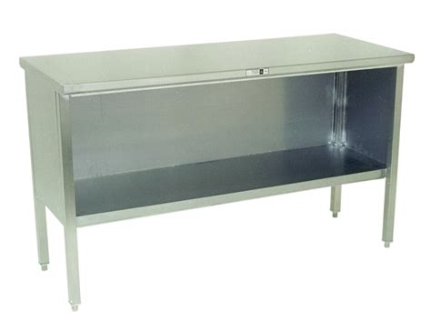 John Boos Stainless Steel Work Cabinet Open Front