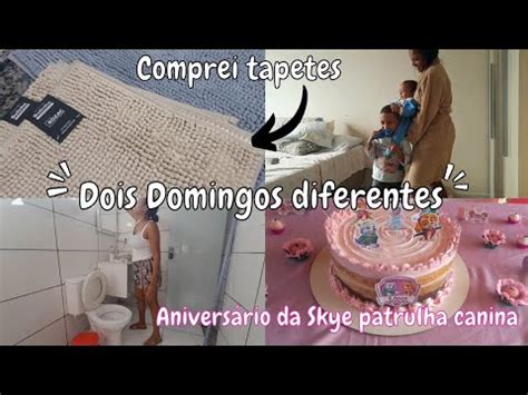 Aniversario Skye Patrulha Canina Tapetes Novos Lavei Banheiro E