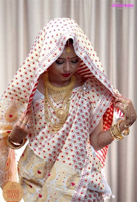 A traditional Assamese bride. | Indian bridal dress, Indian bridal ...