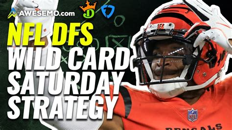 Nfl Dfs Lineups And Stacks Wild Card Weekend Nfl Dfs Strategy Youtube